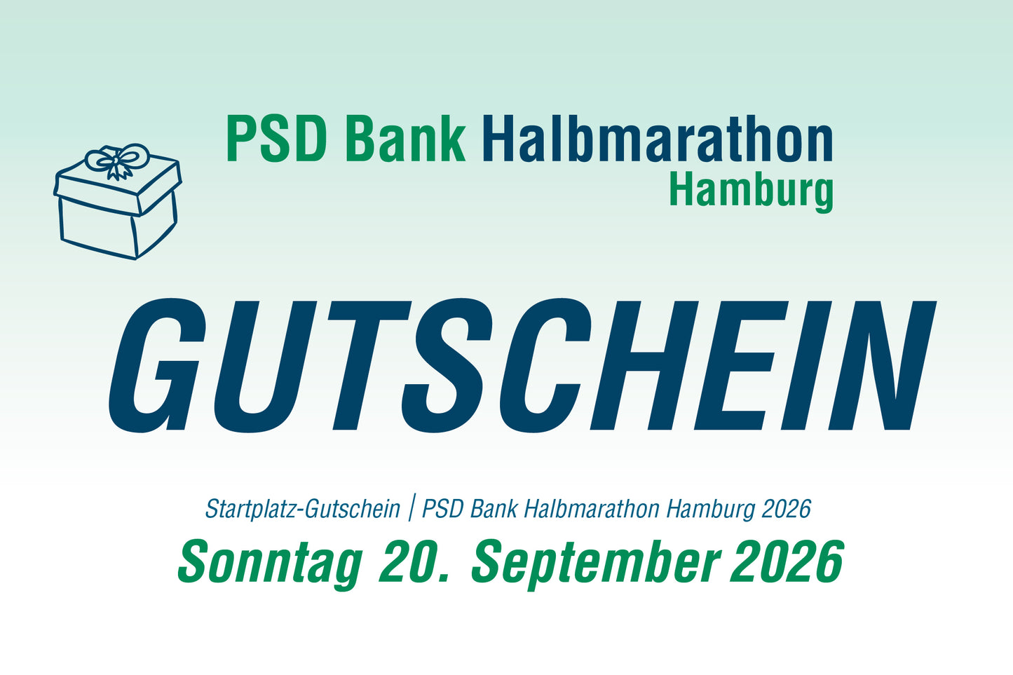 Startplatzgutschein PSD Bank Halbmarathon 2026