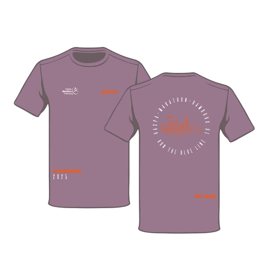 Merchshirt Haspa Marathon Hamburg 2025 - Lavendel