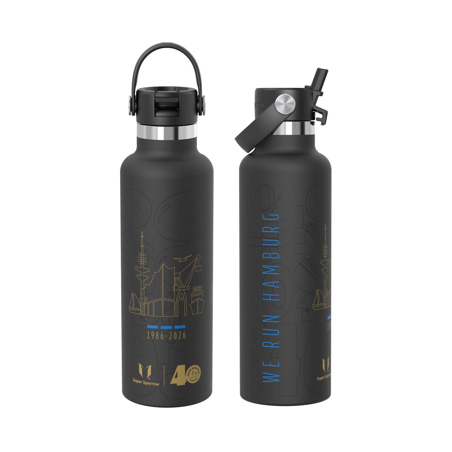 Haspa Marathon Hamburg limited Edition Edelstahlflasche