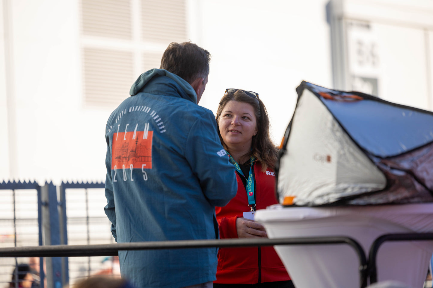 Haspa Marathon Hamburg 2025 - Volunteer Jacke grün