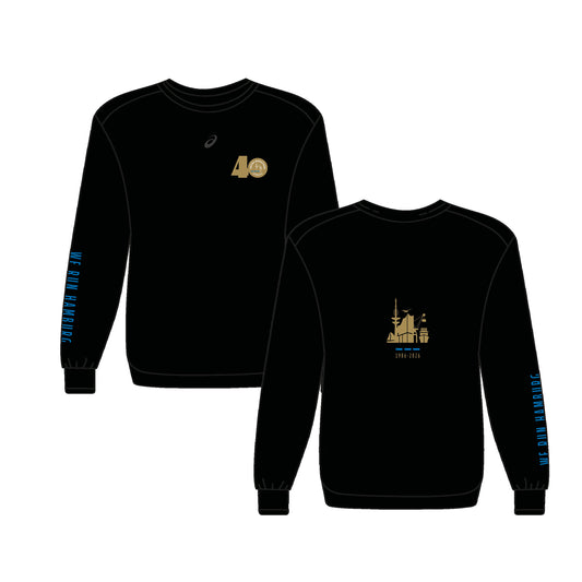 Merch-Sweatshirt Haspa Marathon Hamburg 2026 - schwarz