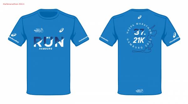 Teilnehmershirt Haspa Halbmarathon Hamburg 2023